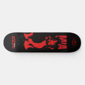 Mia Red Persoonlijk Skateboard (Horizontaal)