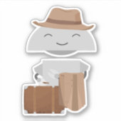 Mia reizen 2 sticker (Voorkant)