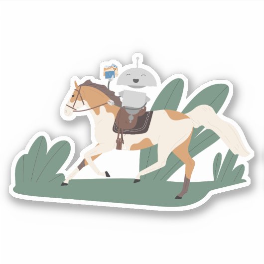 Mia rijpaard sticker (Voorkant)