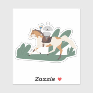 Mia rijpaard sticker