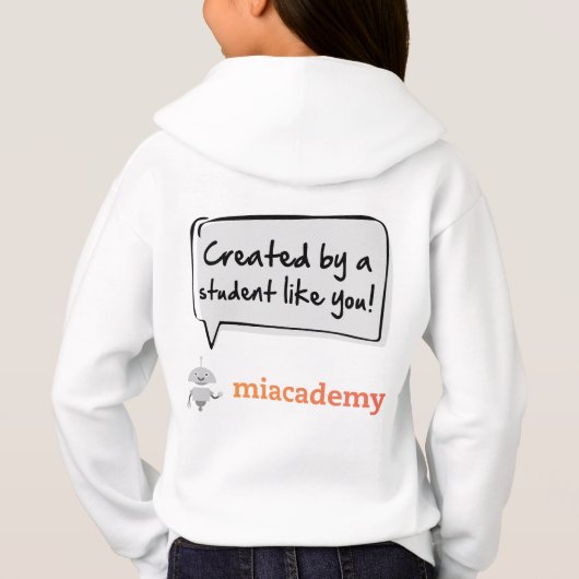 Mia Robot Sweatshirt- 2022 Design Contest Winner (Achterkant)