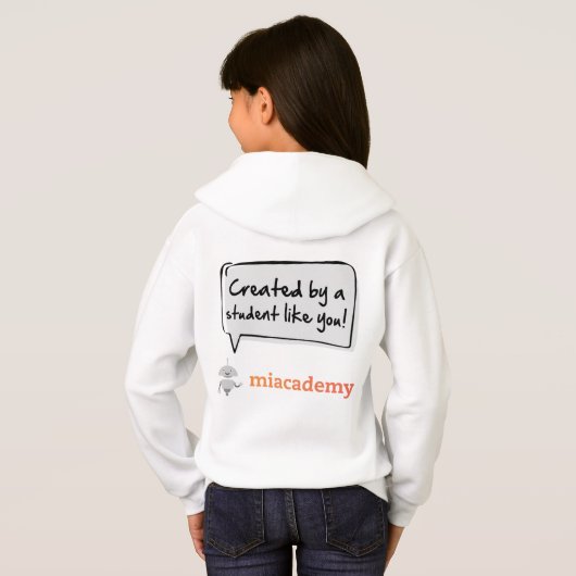 Mia Robot Sweatshirt- 2022 T-shirt Contest Design (Achterkant volledig)