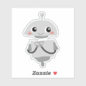 Mia schattig sticker (Vel)