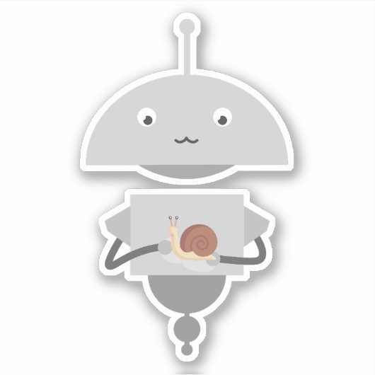 Mia slak sticker (Voorkant)