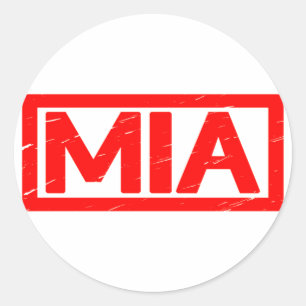 Mia Stamp Ronde Sticker