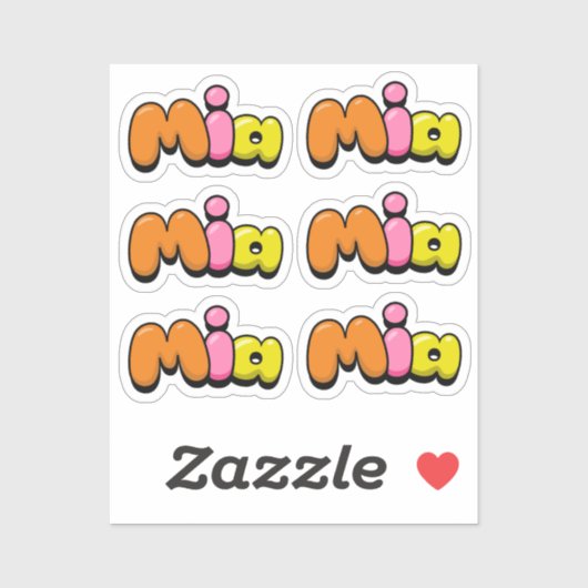 Mia Sticker (Vel)