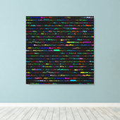 Mia Text Design I Wrapped Canvas Afdruk (Insitu (Houten vloer))