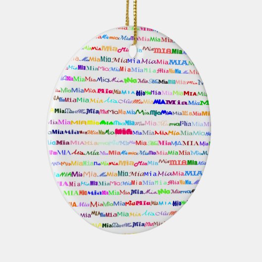 Mia Text Design II Ornament (Rechts)