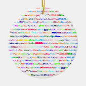 Mia Text Design II Ornament (Voorkant)