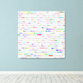 Mia Text Design II Wrapped Canvas Afdruk (Insitu (Houten vloer))
