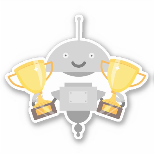 Mia trofee 2 sticker (Voorkant)