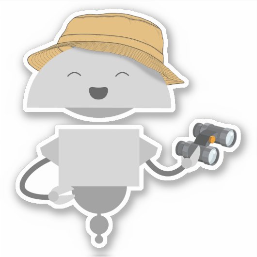 Mia verrekijker sticker (Voorkant)