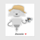 Mia verrekijker sticker (Vel)