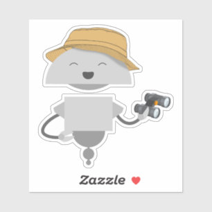 Mia verrekijker sticker