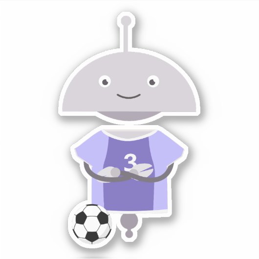 Mia voetbal sticker (Voorkant)