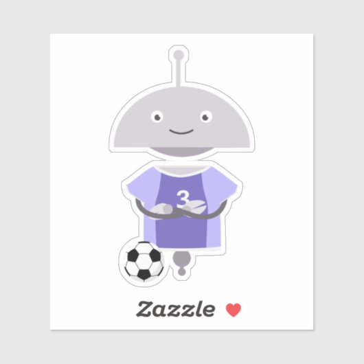 Mia voetbal sticker (Vel)