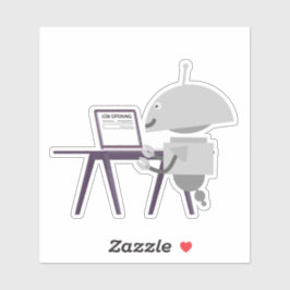 Mia voor zoeken naar werk sticker