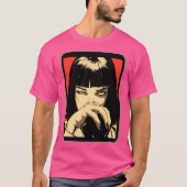 Mia Wallace Pulp Fiction T-shirt (Voorkant)