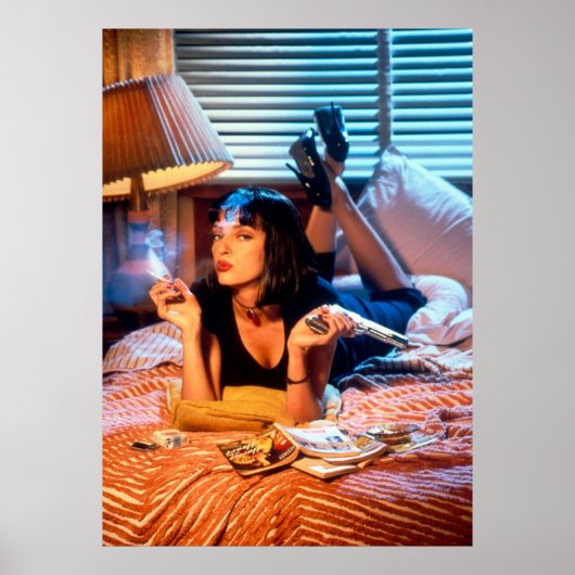 Mia Wallace Uma Thurman Poster (Voorkant)