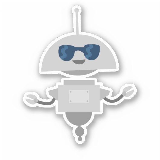 Mia Zonnebril Sticker (Voorkant)