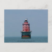 Miah Maull Lighthouse, Delaware Bay, NJ. Briefkaart (Voorkant)