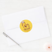 Miam Ronde Sticker (Envelop)