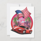 Miami 1990s Sportauto (Achterkant)