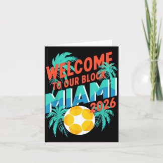 Miami 2026 Voetbal Gaststad Trocal Art Deco Kaart