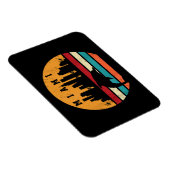 Miami 80s Dolphin Silhouette Souvenir Dolp Magneet (Rechterzijde)