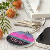 Miami - Acryl Sleutelhanger (Voorkant Rechts)