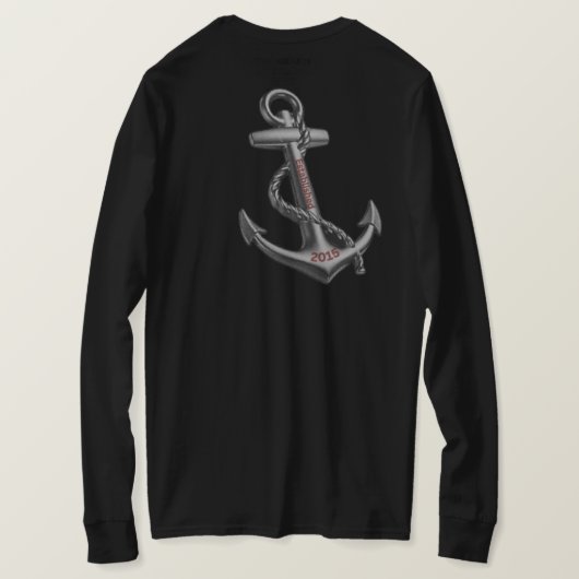 Miami Anni T-shirt met lange mouwen (Design achterkant)