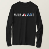 Miami Anni T-shirt met lange mouwen (Design voorkant)