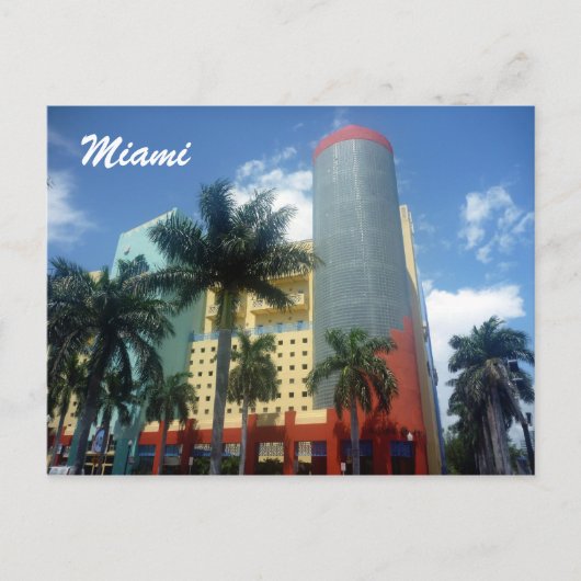 miami art deco briefkaart (Voorkant)