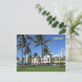 Miami Art Deco Briefkaart 5 (Staand voorkant)