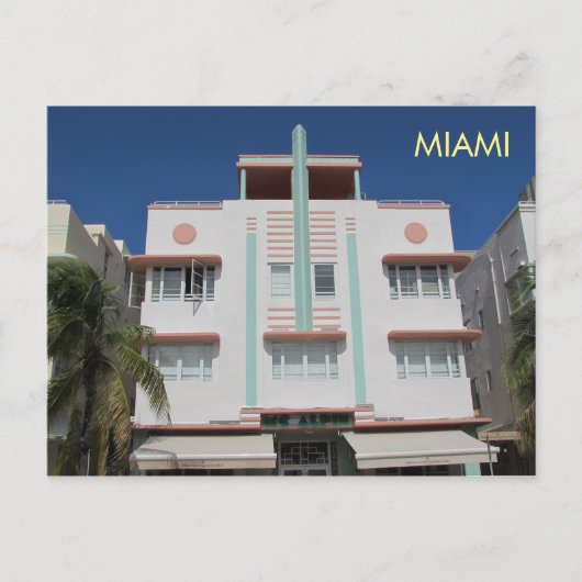 Miami Art Deco Briefkaart 7 (Voorkant)