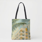 Miami Art Deco Canvas tas (Voorkant)