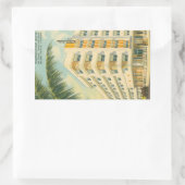  Miami Art Deco Rechthoek Stickers (Tas)