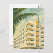  Miami Art Deco Travel Briefkaart (Voorkant / Achterkant)