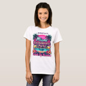 Miami Bachelorette Party T-shirt (Voorkant volledig)