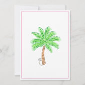 Miami Bachelorette Party Weekend Bikini Mode Kaart (Achterkant)