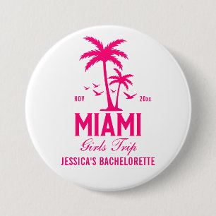 Miami Bachelorette Weekend Meisjes Trip Button