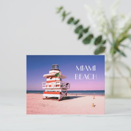 Miami Beach #01 Briefkaart (Staand voorkant)
