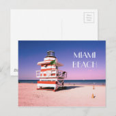 Miami Beach #01 Briefkaart (Voorkant / Achterkant)