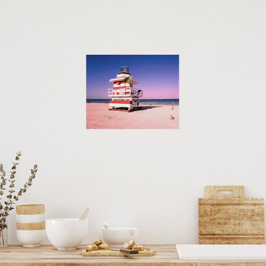Miami Beach #01 Poster (Keuken)
