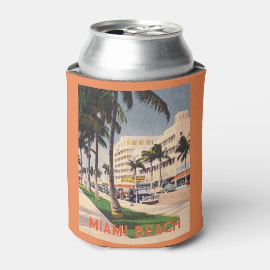  Miami Beach 1940s street Blikjeskoeler (Blikje Voorkant)