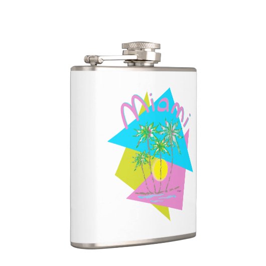 Miami Beach, Abstract Design uit Florida Heupfles (Rechts)