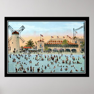 Miami Beach Antieke Print
