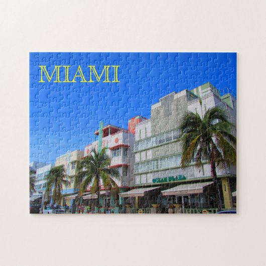 Miami Beach Art Deco Legpuzzel (Horizontaal)