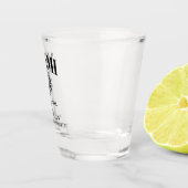 Miami Beach Bachelorette Custom Luxe Social Club Shot Glas (Rechts)