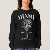 Miami Beach Bachelorette Custom Luxe Social Club Trui (Voorkant)